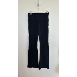 NUX High Waisted Black Flare Yoga Pants - L